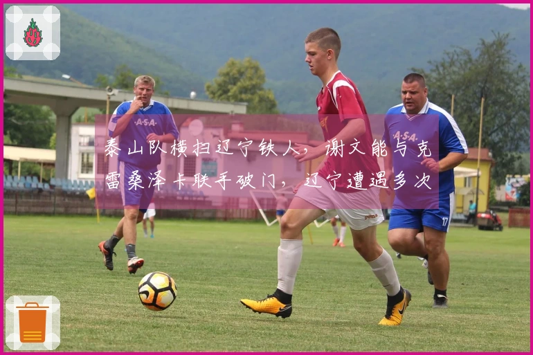 泰山队横扫辽宁铁人，谢文能与克雷桑泽卡联手破门，辽宁遭遇多次中柱的困扰